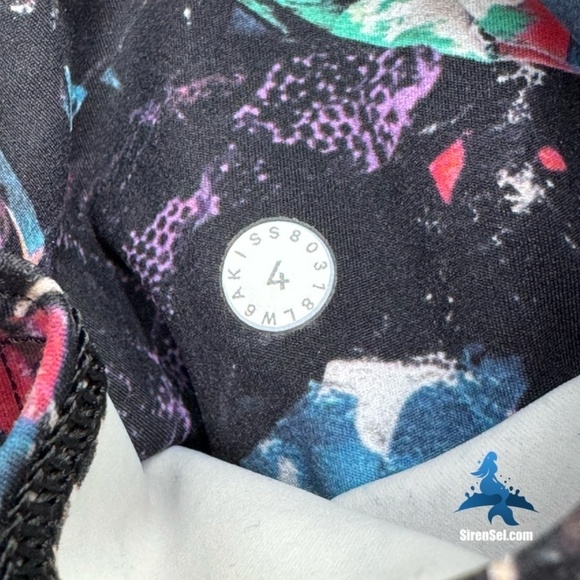 1061 lululemon Fast & Free Crop II *Nulux 19" - Size 4 - Color Crush Multi - Picture 13 of 15